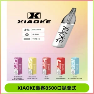 xiaoke梟客8500口拋棄式電子煙|口紅款 高顏值設計・大容量續航